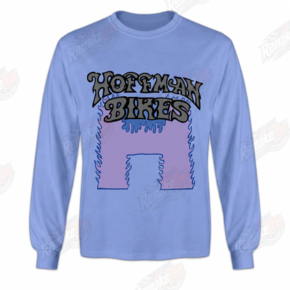 Hoffman Bikes H Logo Periwinkle Blue vintage BMX racing jersey - front view