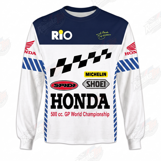 Honda 500cc GP World Championship vintage VMX racing jersey - product view