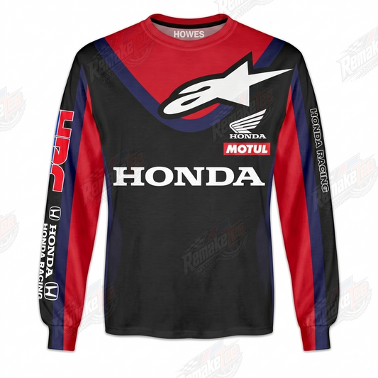 Honda Alpinestars Motul vintage VMX racing jersey - product view