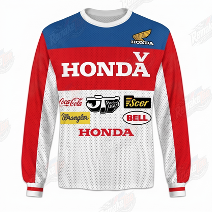 Honda Coca-Cola Bell Racing vintage VMX racing jersey - product view