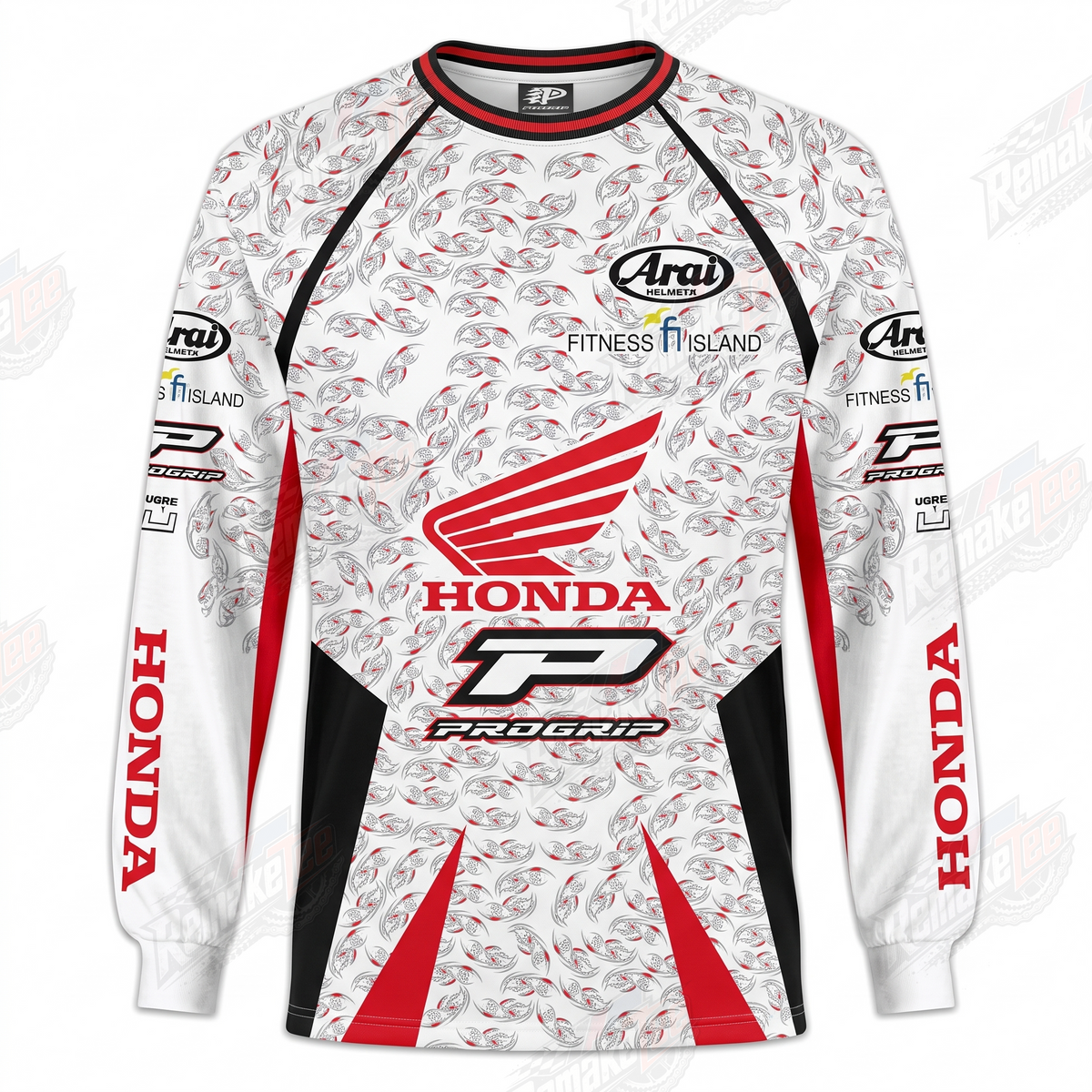 Honda Progrip Arai vintage VMX racing jersey - product view