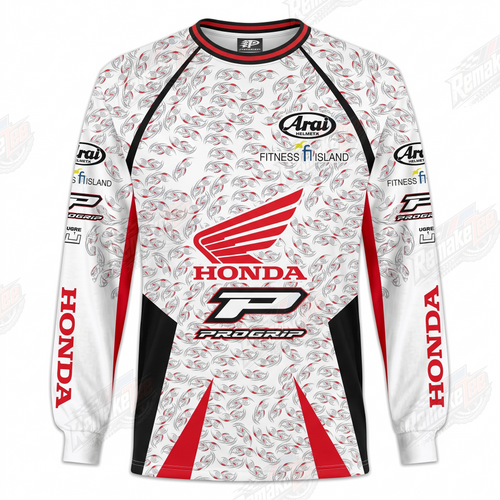 Honda Progrip Arai vintage VMX racing jersey - product view