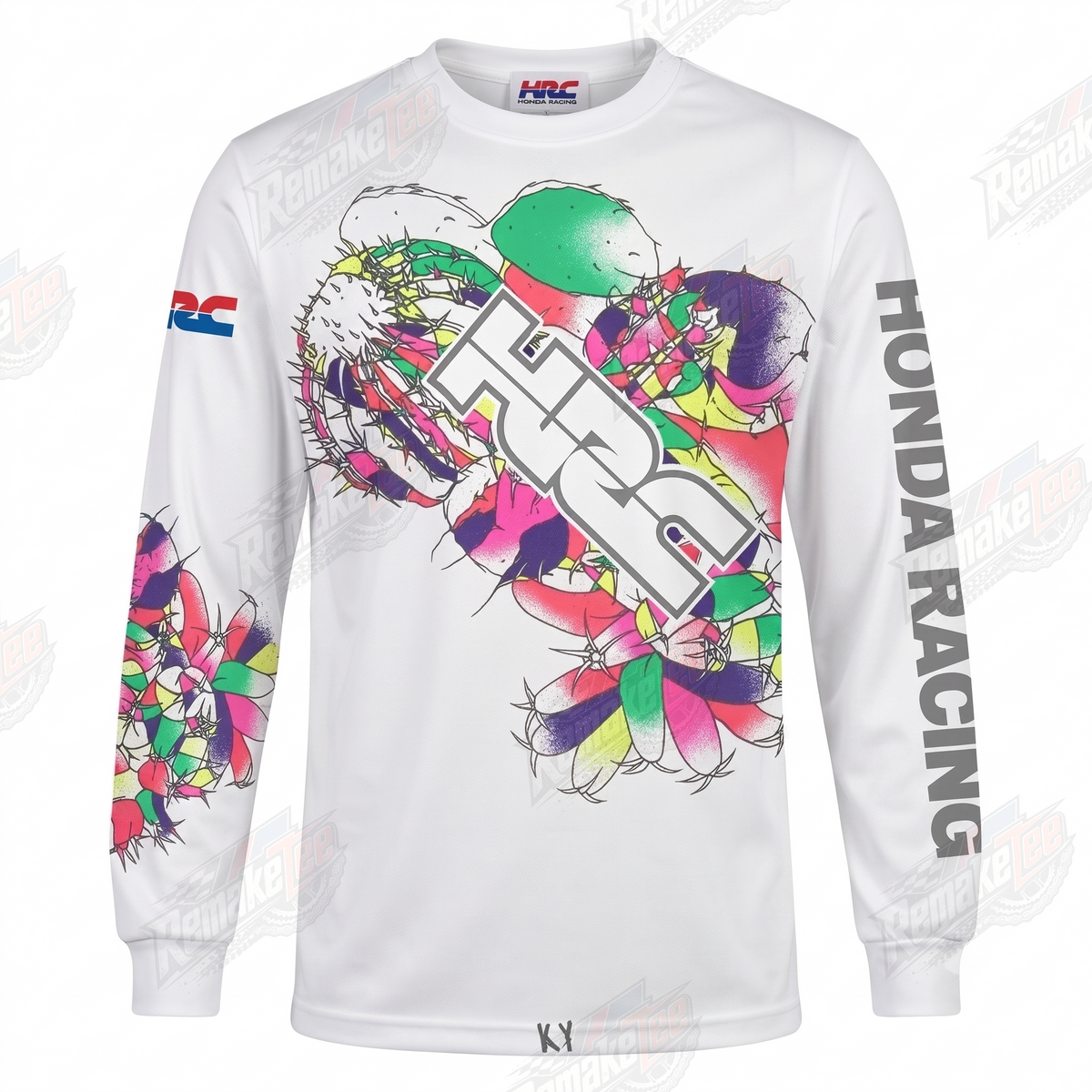 Honda Racing HRC Graffiti vintage VMX racing jersey - product view