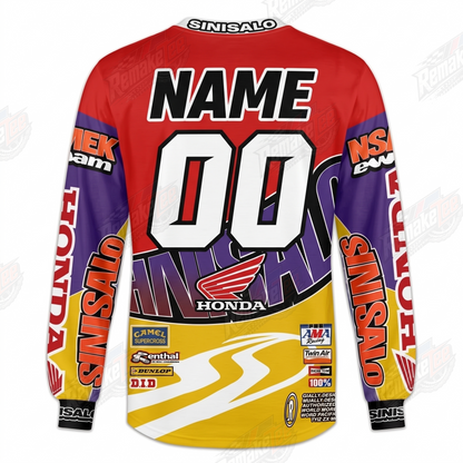 Honda Sinisalo Worldwide vintage VMX racing jersey - alternate product view
