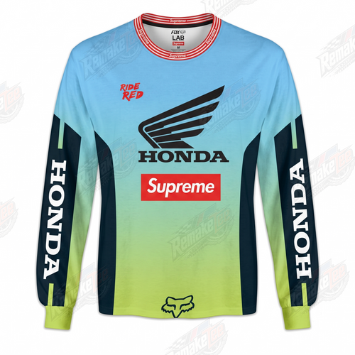 Honda Supreme #1458 vintage VMX racing jersey - product view
