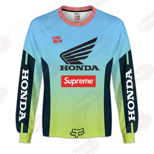 Honda Supreme #1458 vintage VMX racing jersey - product view