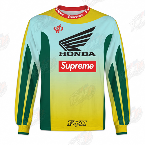 Honda Supreme #1512 vintage VMX racing jersey - product view