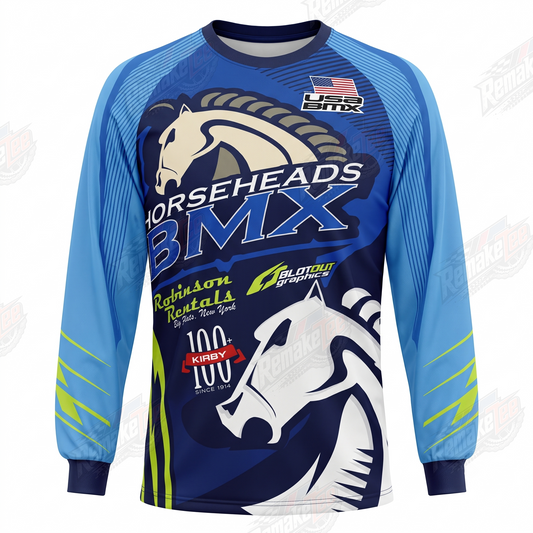 Horseheads BMX vintage racing jersey - product view