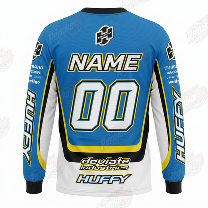 Huffy Deviate Industries vintage BMX racing jersey - alternate product view