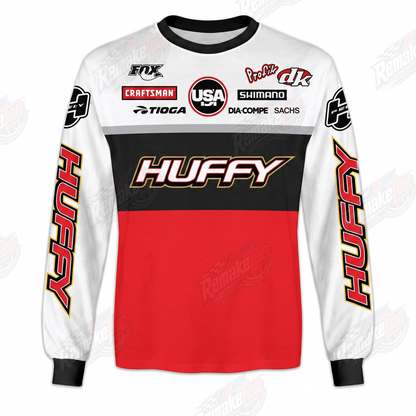 Huffy USA Factory Racing vintage BMX racing jersey - product view