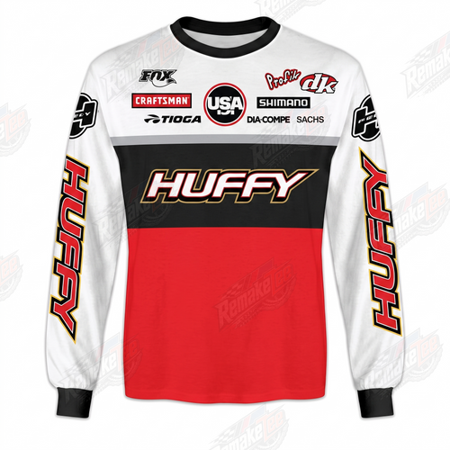 Huffy USA Factory Racing vintage BMX racing jersey - product view
