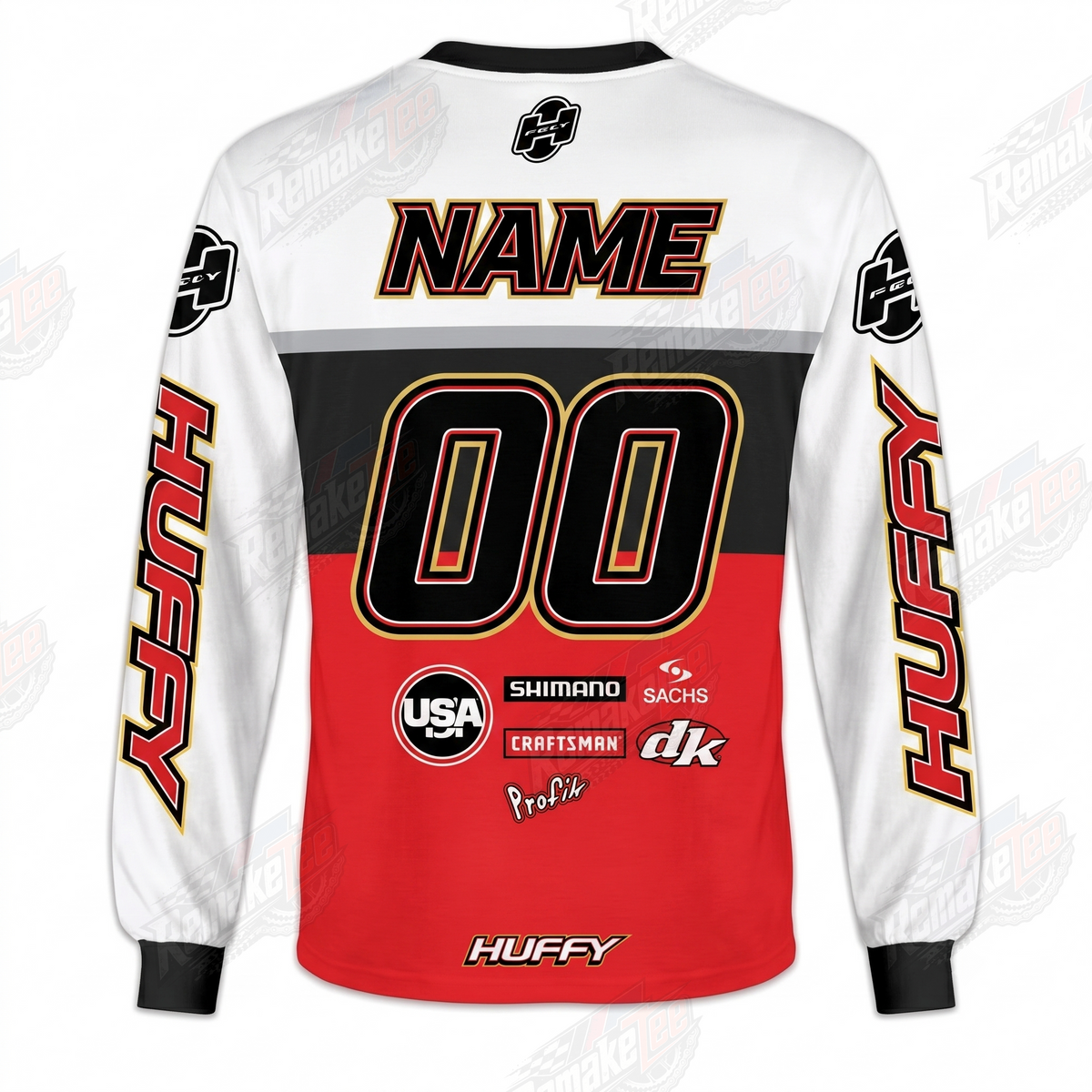 Huffy USA Factory Racing vintage BMX racing jersey - alternate product view
