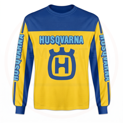 RemakeTee Husqvarna Custom Vintage Retro VMX Racing Jersey 1294