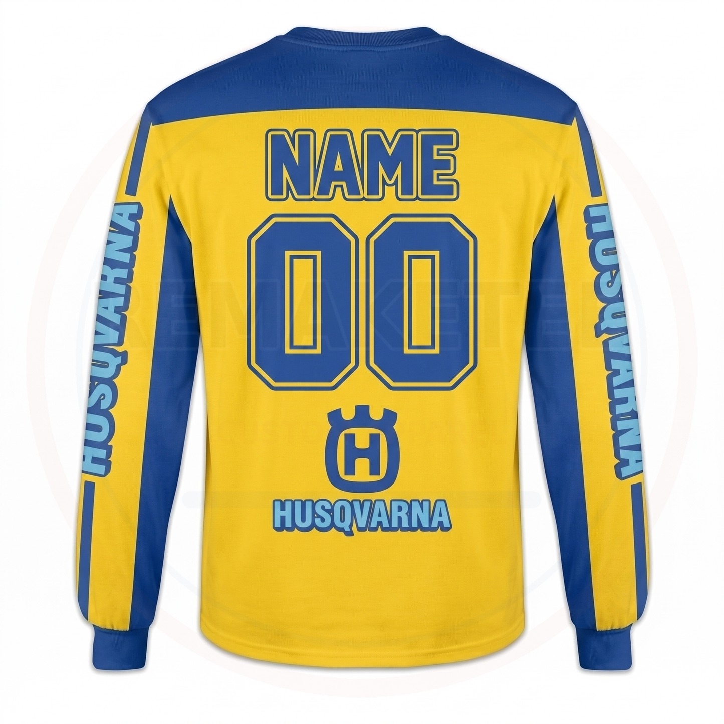 RemakeTee Husqvarna Custom Vintage Retro VMX Racing Jersey 1294