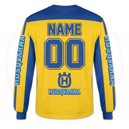 RemakeTee Husqvarna Custom Vintage Retro VMX Racing Jersey 1294