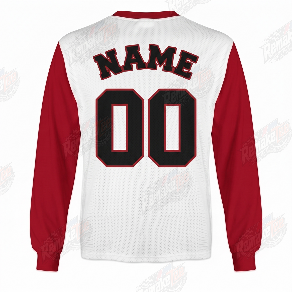 Hutch Hi-Performance BMX White Red vintage racing jersey - alternate product view