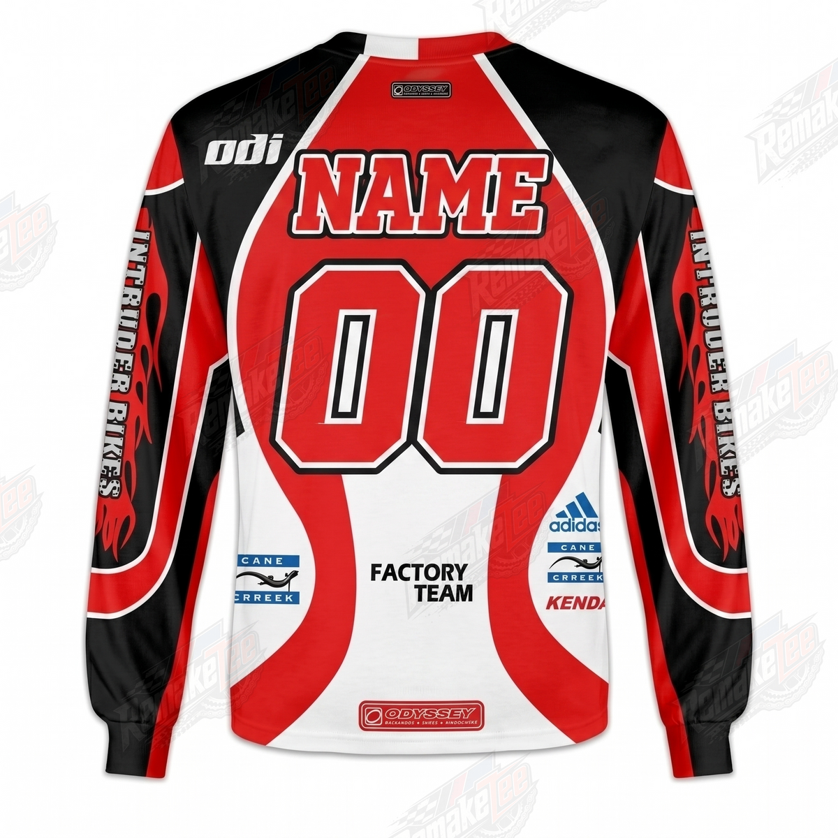Intruder Bikes Low Flying Machines vintage BMX racing jersey - alternate product view