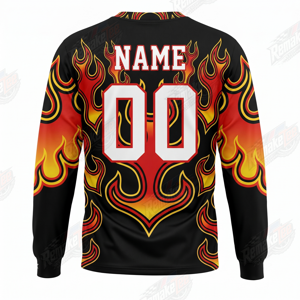 JFA Japan Asics Flame vintage VMX racing jersey - alternate product view