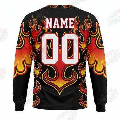 JFA Japan Asics Flame vintage VMX racing jersey - alternate product view