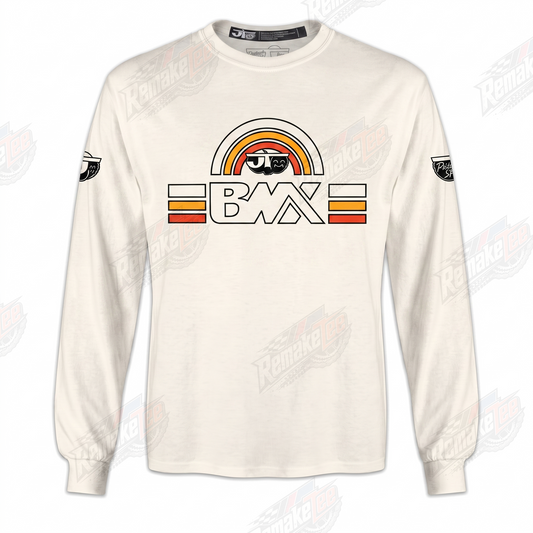 JT BMX Rainbow vintage racing jersey - product view