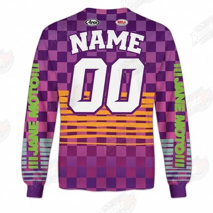 Jane Moto Brooklyn vintage VMX racing jersey - alternate product view