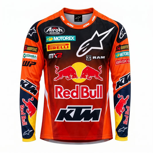 KTM Redbull Ram Mx2 Pirelli Motorex Alpinestars vintage VMX racing jersey - product view