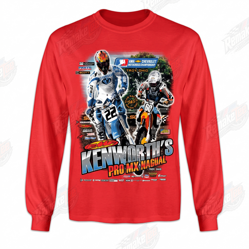 Kenworthy's Pro MX National vintage VMX racing jersey - product view