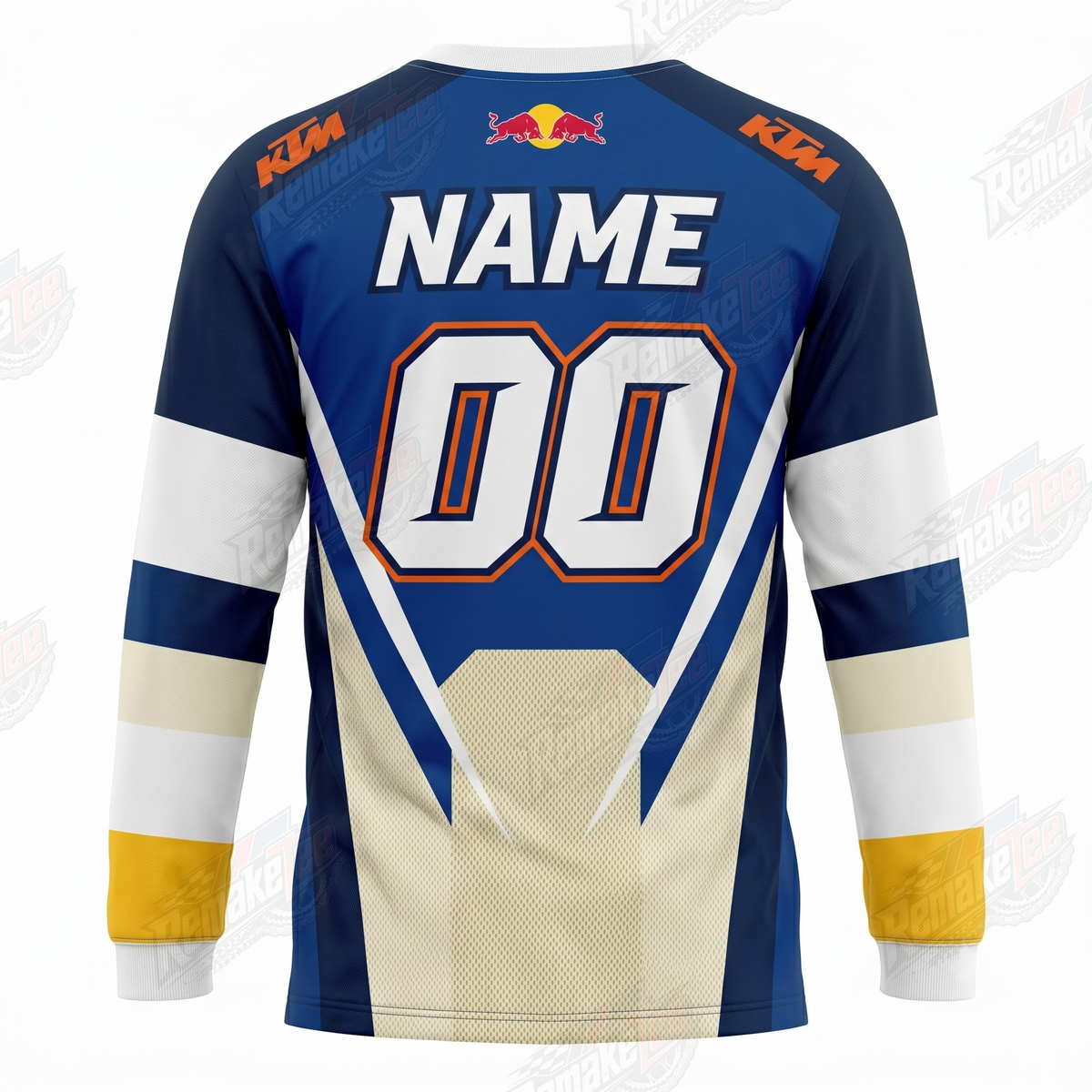 Kini Red Bull KTM vintage VMX racing jersey - alternate product view