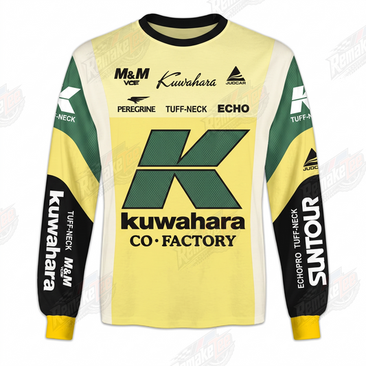 Kuwahara Co Factory vintage BMX racing jersey - product view
