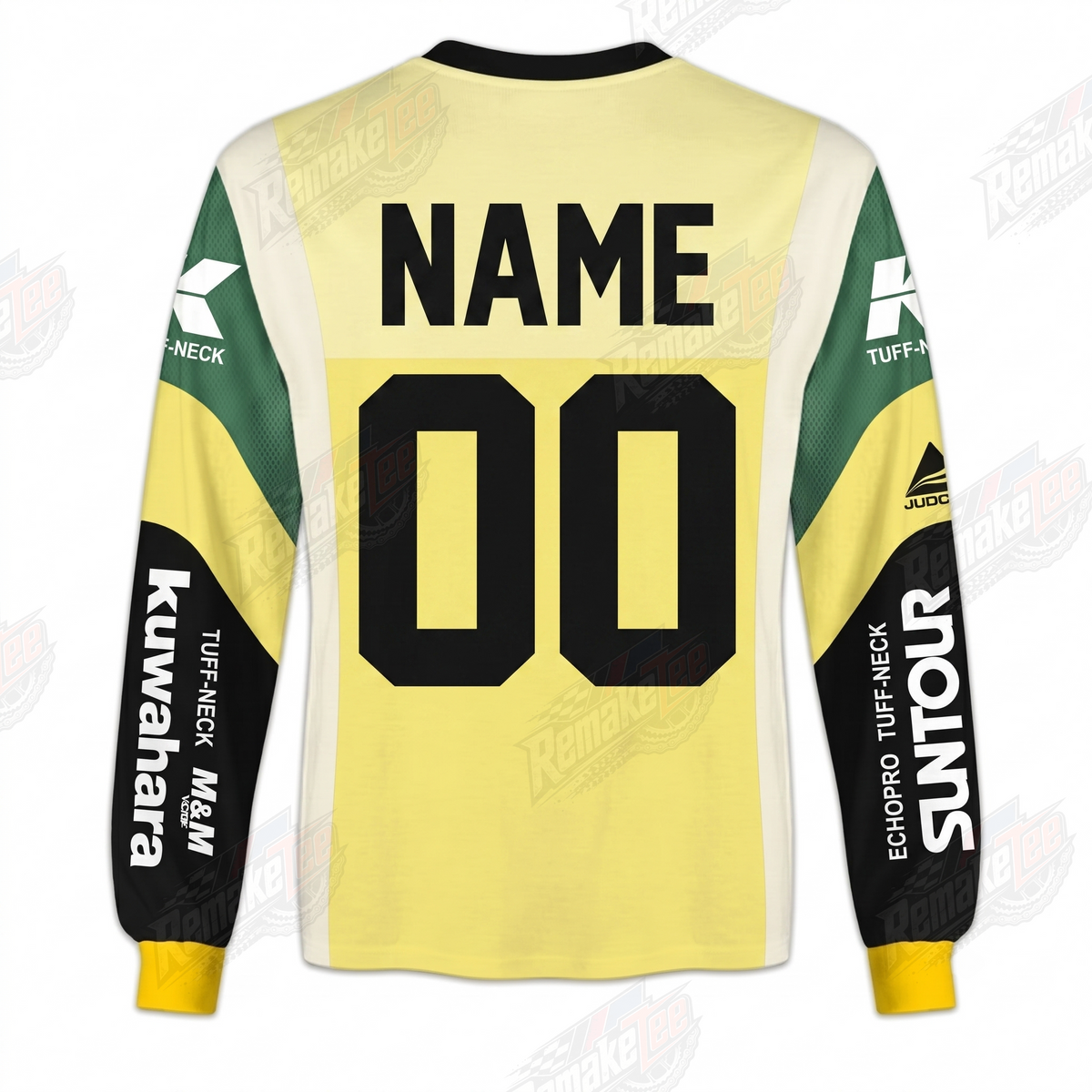Kuwahara Co Factory vintage BMX racing jersey - alternate product view
