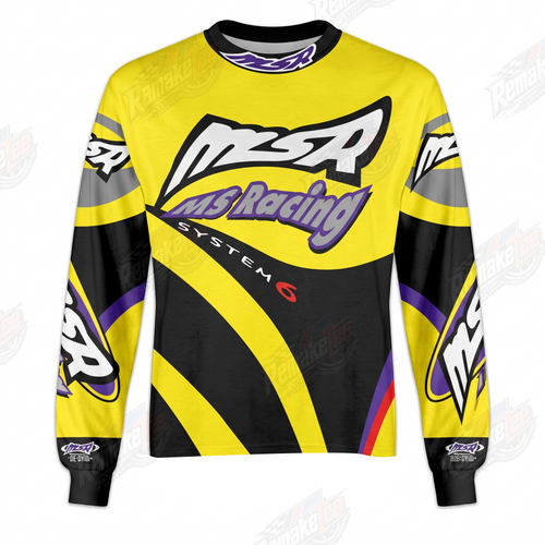 M2R MS Racing System 6 vintage VMX racing jersey - product view