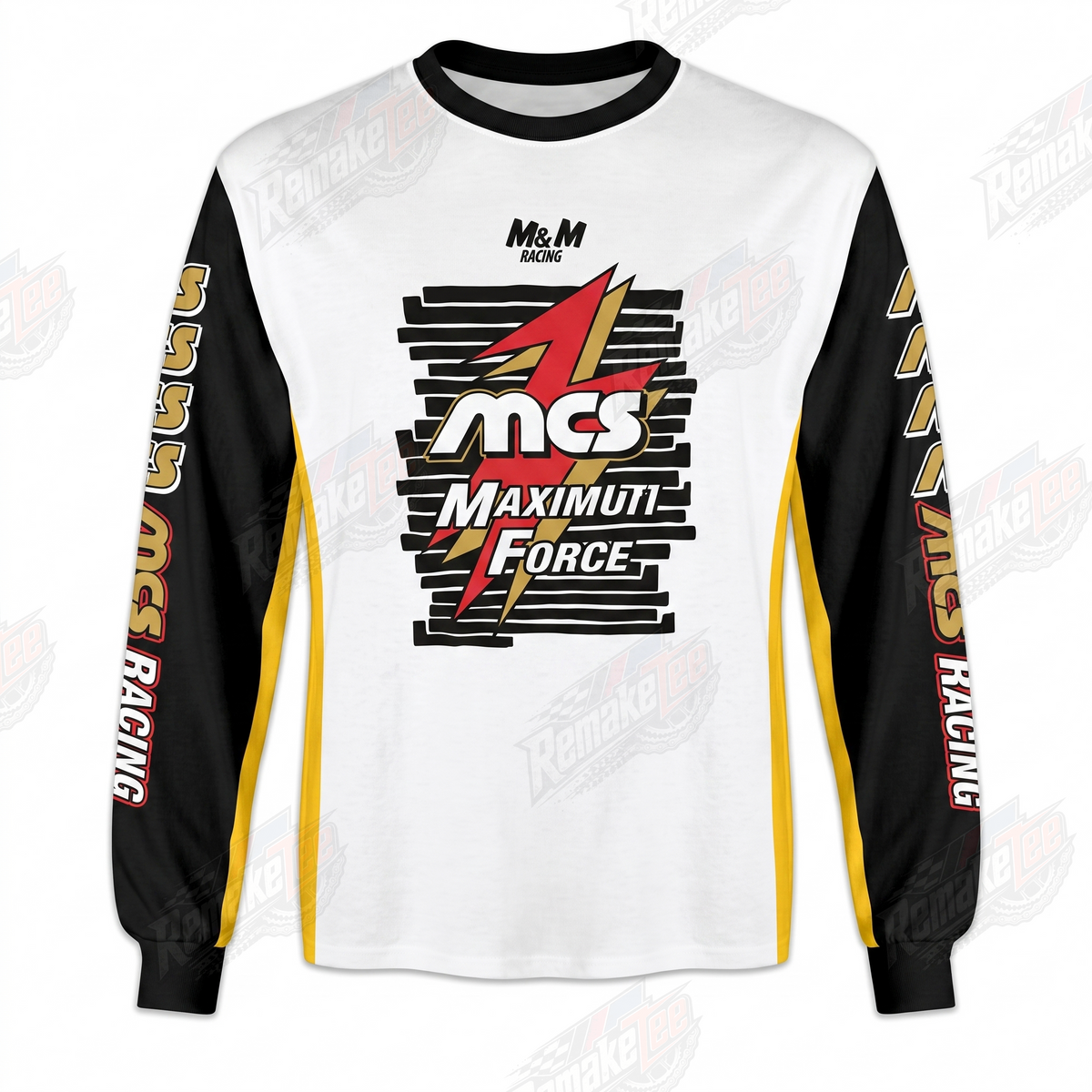 MCS Magnum Force vintage BMX racing jersey - product view
