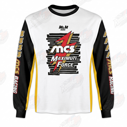 MCS Magnum Force vintage BMX racing jersey - product view