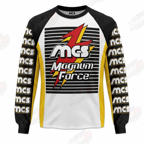 MCS Magnum Force vintage BMX racing jersey - product view