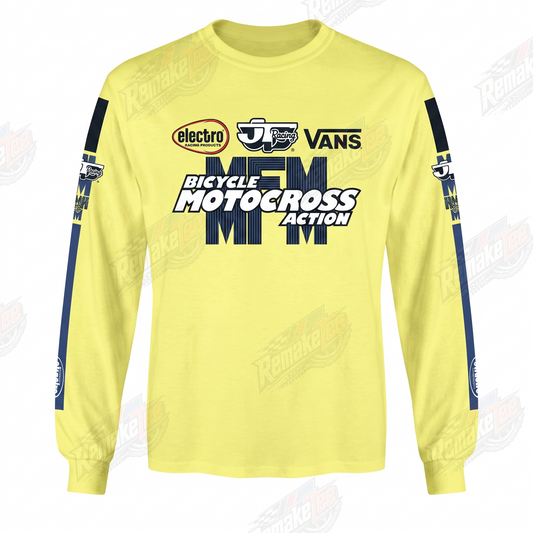 MFM Bicycle Motocross Action JT Racing Vans vintage BMX racing jersey - product view