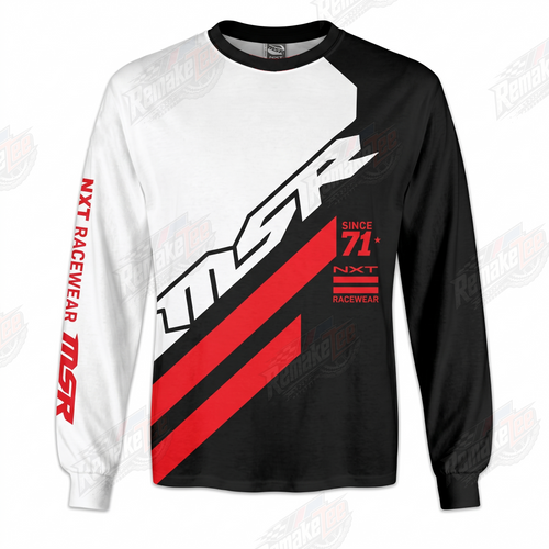 MSR NXT Racewear vintage VMX racing jersey - front product view