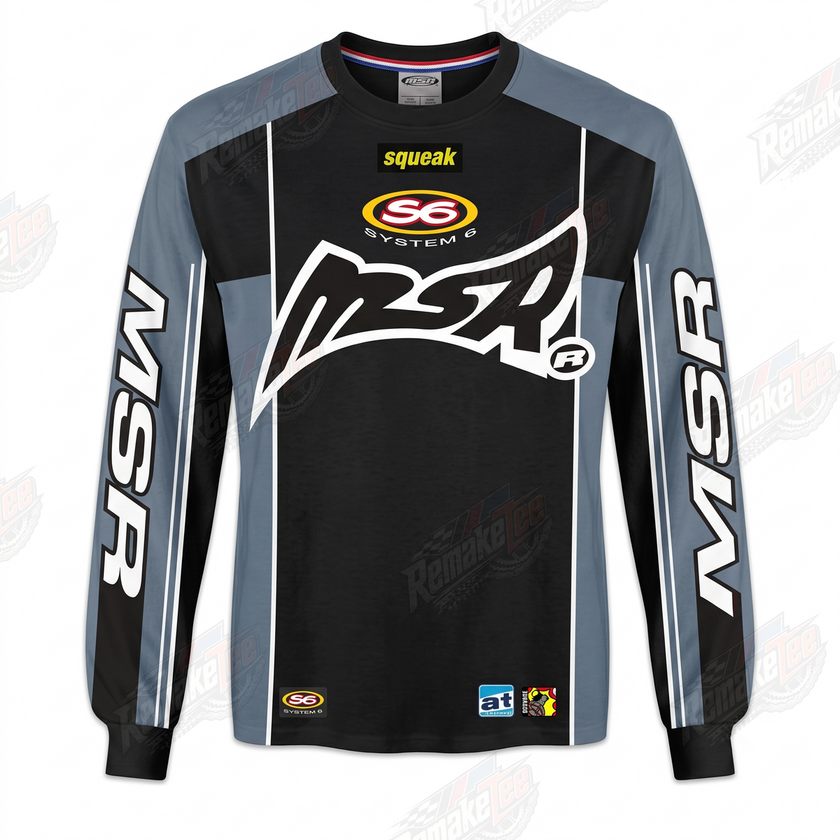 MSR Squeak System 6 vintage VMX racing jersey - front product view