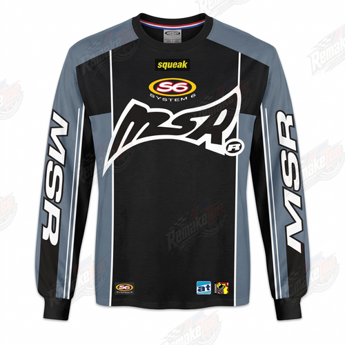 MSR Squeak System 6 vintage VMX racing jersey - front product view