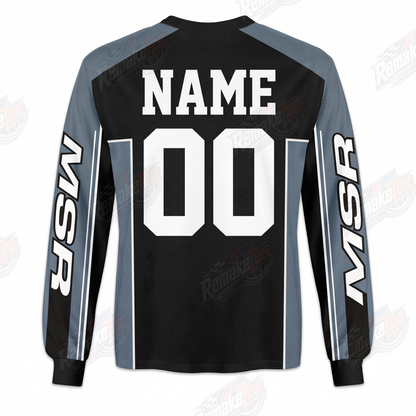 MSR Squeak System 6 vintage VMX racing jersey - back product view