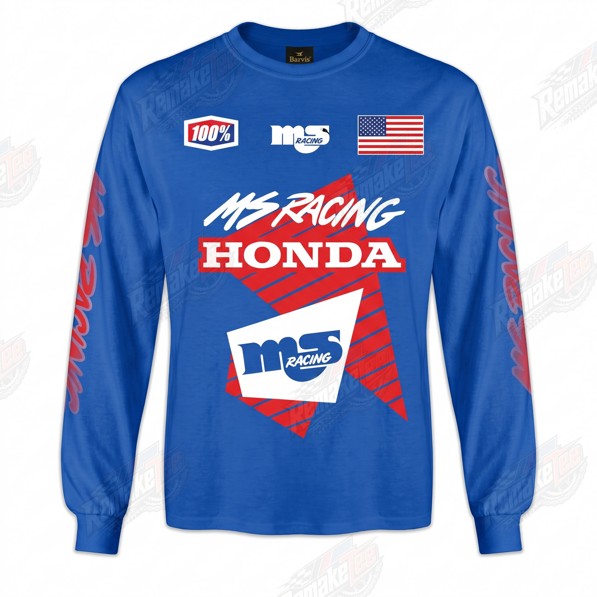 MS Racing Honda vintage VMX racing jersey - product view