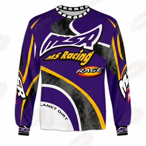MS Racing Planet Dirt vintage VMX racing jersey - product view
