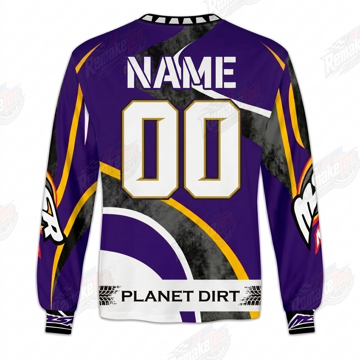 MS Racing Planet Dirt vintage VMX racing jersey - alternate product view