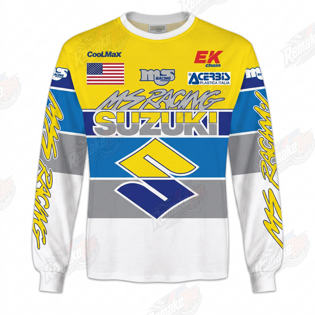 MXS Racing Suzuki vintage VMX racing jersey - product view