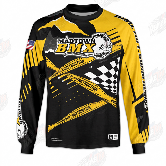 Madtown BMX vintage racing jersey - product view