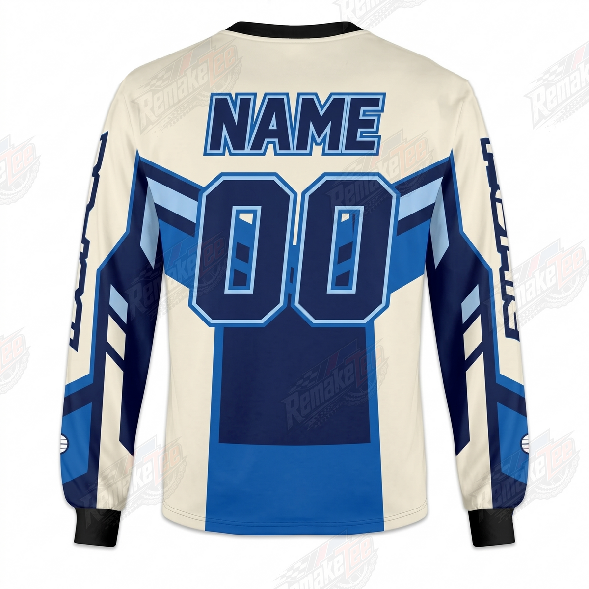 Mazda Yamaha No Fear 1-800-Collect vintage VMX racing jersey - back product view