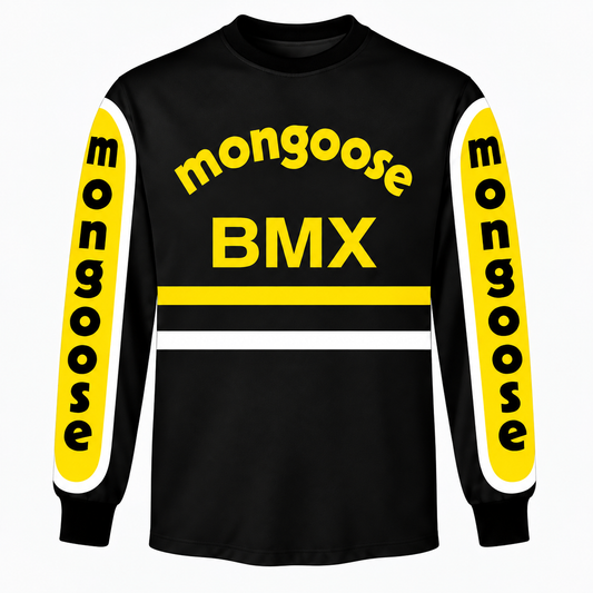 RemakeTee Mongoose Factory Team Custom Vintage Retro BMX Racing Jersey 1449