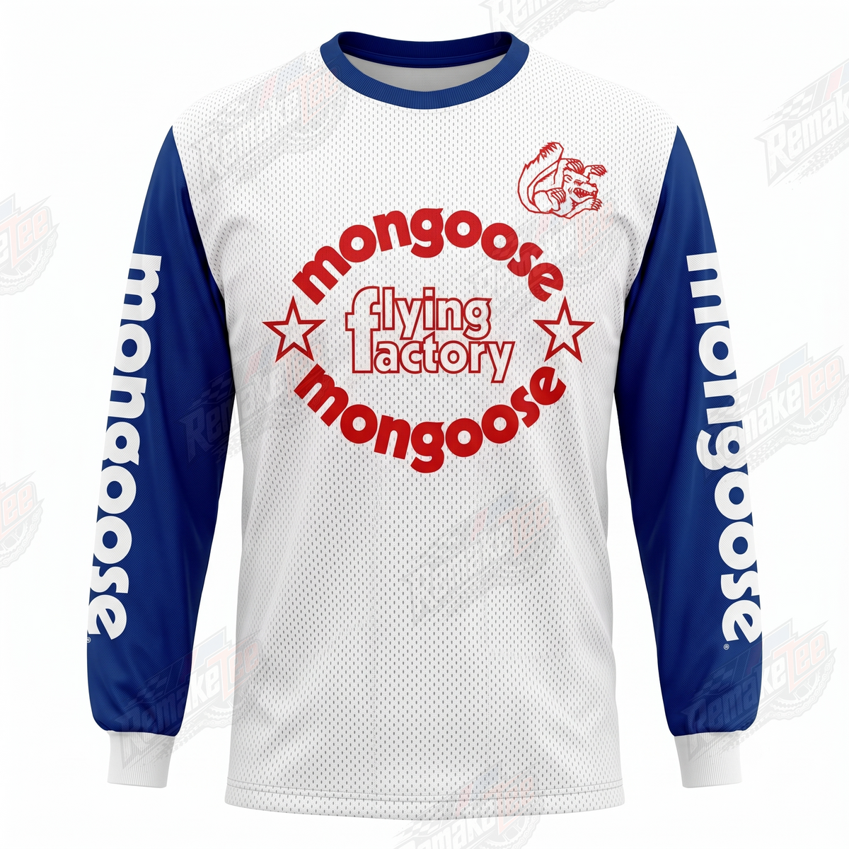Mongoose Flying Factory vintage BMX racing jersey - front product view