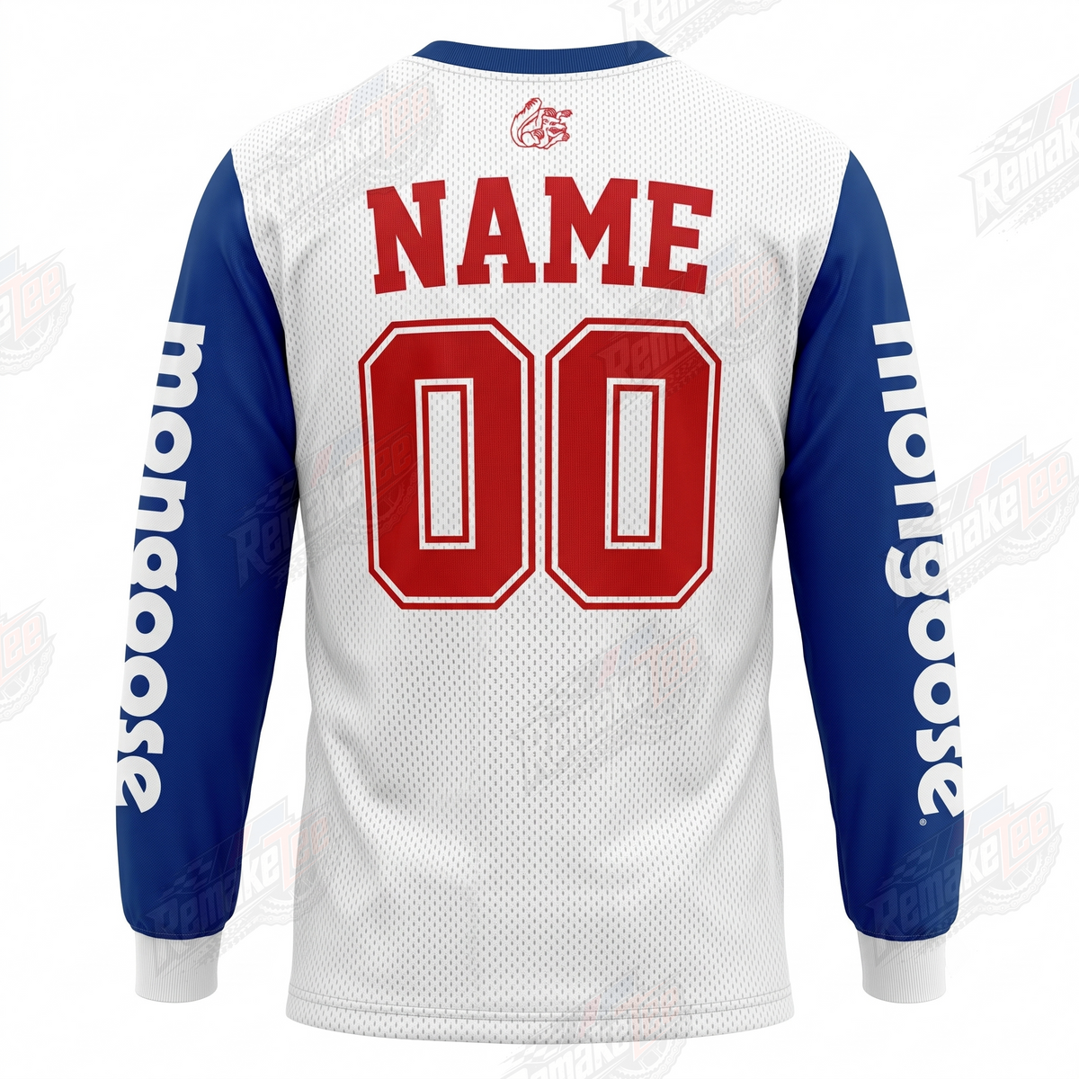 Mongoose Flying Factory vintage BMX racing jersey - back product view