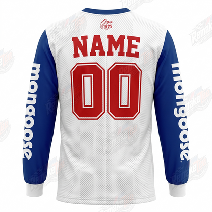 Mongoose Flying Factory vintage BMX racing jersey - back product view