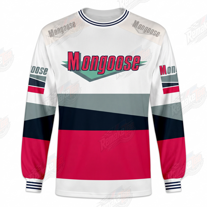 Mongoose Retro Stripe vintage BMX racing jersey - product view